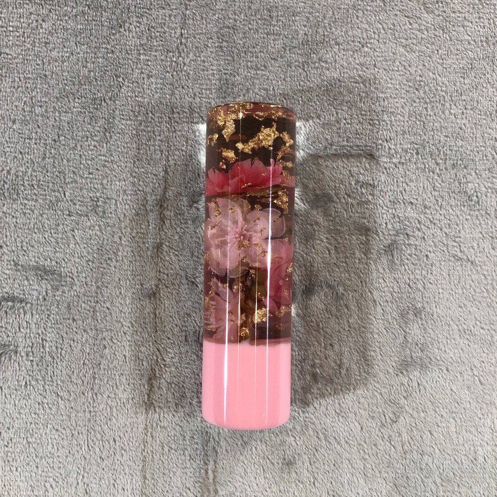 5.5 Inch Flower Shift Knob Resin Pink Handmade 12mmx1.25 Nissan Toyota Mazda